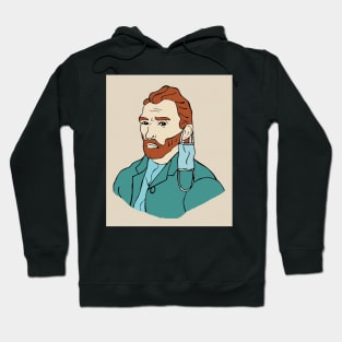 Vincent Van Gogh Social Distance Hoodie